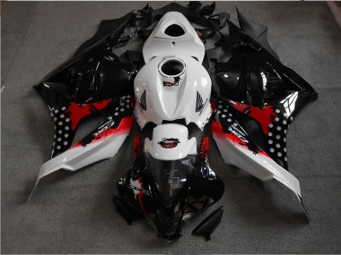 Preto Branco Vermelho Carenagem Moto CBR 600RR 09-12