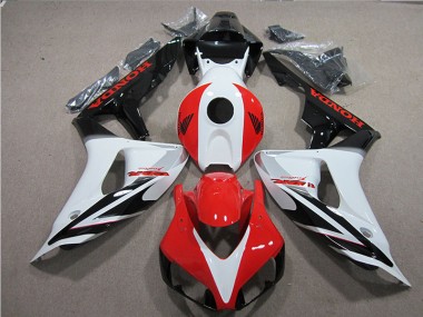 Preto Branco Vermelho Fireblade Carenagem Moto CBR 1000RR 06-07