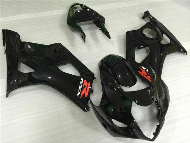 Preto Brilhante Abs Carenagem Moto GSXR 1000 K3 03-04