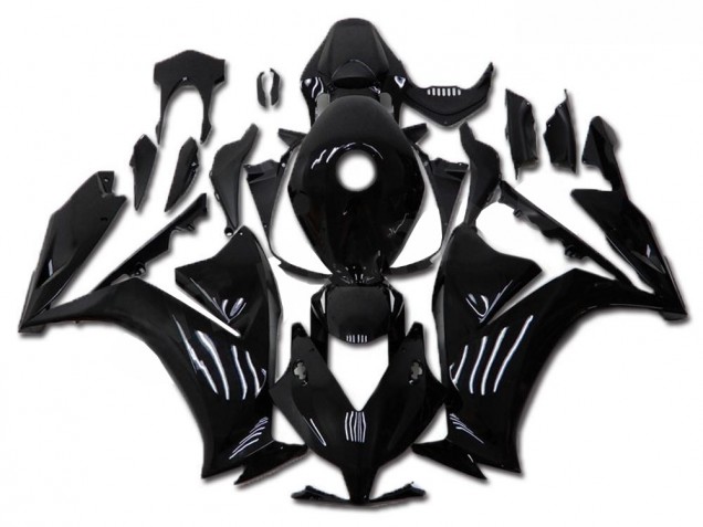 Preto Brilhante Carenagem & Plástico Moto CBR 1000RR 12-16 Preto Brilhante Carenagem & Plástico Moto CBR 1000RR 12-16
