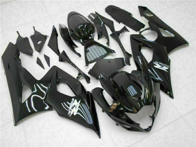 Preto Brilhante Carroçaria Moto GSXR 1000 K5 05-06