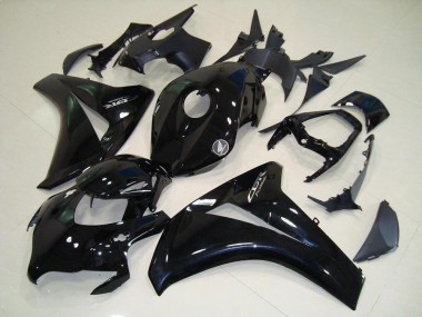 Preto Brilhante Chrome Decalques Carenagem Moto CBR 1000RR 08-11