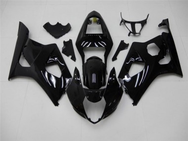 Preto Brilhante Injeção Kit Carenagem Moto GSXR 1000 K3 03-04