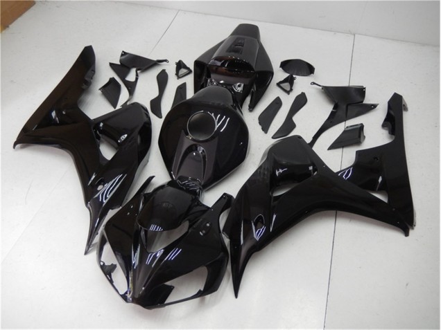 Preto Brilhante Kit Carenagem Moto CBR 1000RR 06-07