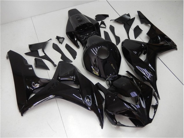 Preto Brilhante Kit Carenagem Moto CBR 1000RR 06-07