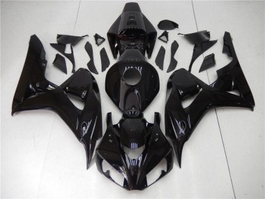 Preto Brilhante Kit Carenagem Moto CBR 1000RR 06-07