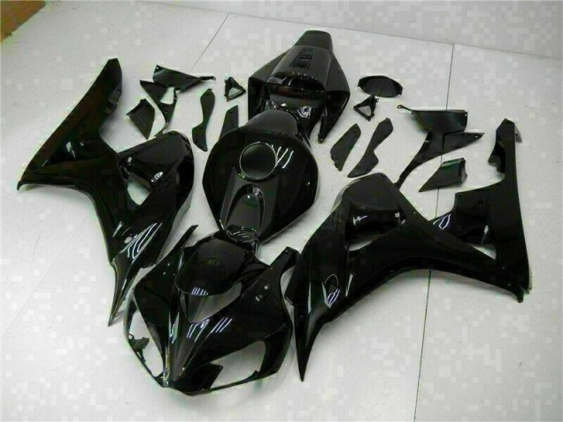 Preto Brilhante Kits Carenagem Moto CBR 1000RR 06-07