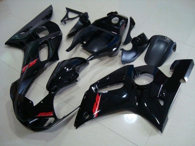 Preto Brilhante Vermelho Decalques Carenagem & Plástico Moto R6 98-02 Preto Brilhante Vermelho Decalques Carenagem & Plástico Moto R6 98-02