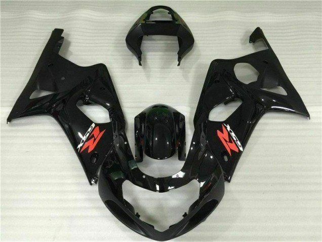 Preto Carenagem Moto GSXR 1000 K1 00-02