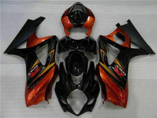 Preto Carenagem Moto & Plástico Moto GSXR 1000 K7 07-08