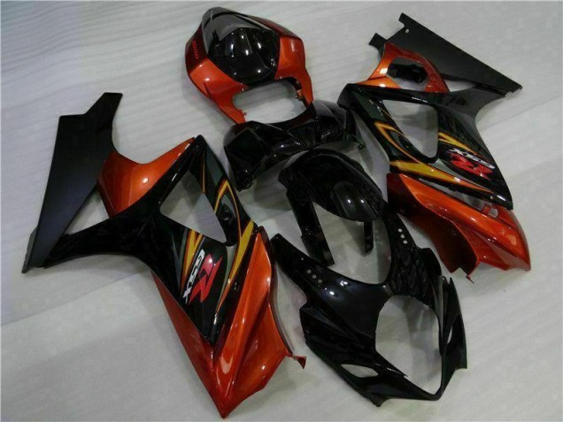 Preto Carenagem Moto & Plástico Moto GSXR 1000 K7 07-08