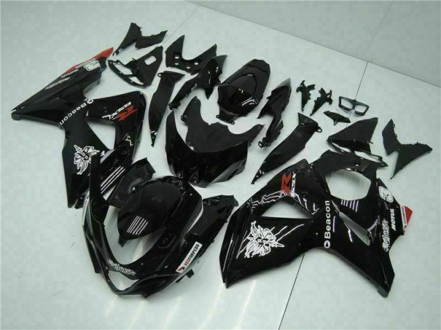 Preto Carenagem Moto & Plástico Moto GSXR 1000 K9 09-16 Preto Carenagem Moto & Plástico Moto GSXR 1000 K9 09-16