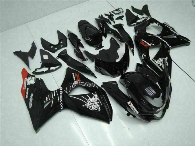Preto Carenagem Moto & Plástico Moto GSXR 1000 K9 09-16 Preto Carenagem Moto & Plástico Moto GSXR 1000 K9 09-16