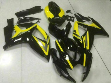 Preto Carenagem Moto & Plástico Moto GSXR 600 / 750 K6 06-07