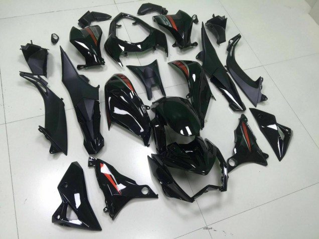 Preto Carenagem Moto Z800 13-16