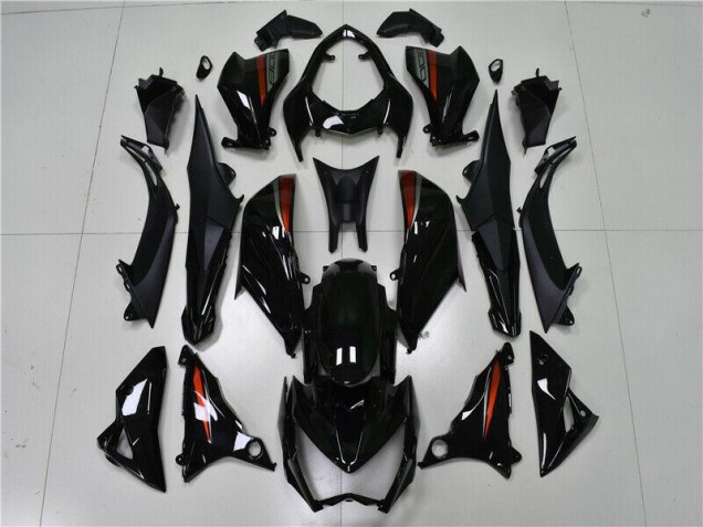 Preto Carenagem Moto Z800 13-16