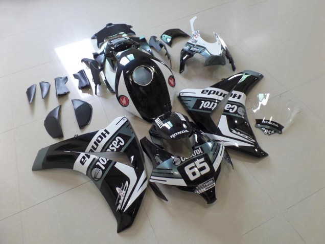 Preto Castrol 65 Carenagem Moto CBR 1000RR 08-11