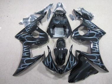 Preto & Chama Carenagem Moto R6 03-05