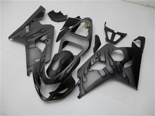 Preto Cinzento Carenagem Moto GSXR 600 / 750 K4 04-05 Preto Cinzento Carenagem Moto GSXR 600 / 750 K4 04-05