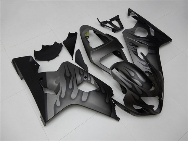 Preto Cinzento Carenagem Moto GSXR 600 / 750 K4 04-05 Preto Cinzento Carenagem Moto GSXR 600 / 750 K4 04-05