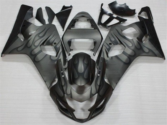 Preto Cinzento Carenagem Moto GSXR 600 / 750 K4 04-05 Preto Cinzento Carenagem Moto GSXR 600 / 750 K4 04-05