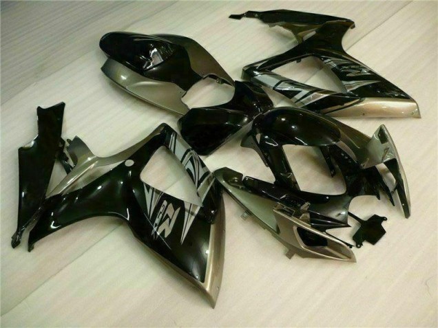 Preto Cinzento Kits Carenagem Moto GSXR 600 / 750 K6 06-07