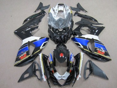 Preto Dark Dog Carenagem Moto GSXR 1000 K9 09-16