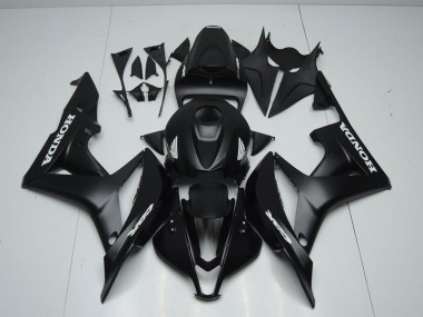 Preto Fosco & Branco Adesivo Carenagem Moto CBR 600RR 07-08
