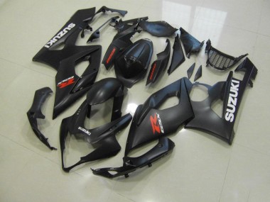 Preto Fosco & Branco Decalques Carenagem Moto GSXR 1000 K5 05-06