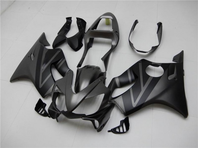 Preto Fosco Cinzento Carenagem Moto CBR 600 F4i 01-03