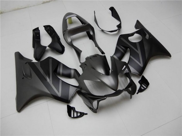 Preto Fosco Cinzento Carenagem Moto CBR 600 F4i 01-03