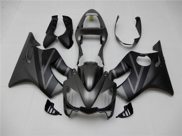 Preto Fosco Cinzento Carenagem Moto CBR 600 F4i 01-03