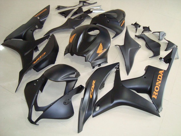 Preto Fosco Kits Completo Carenagem Moto CBR 600RR 07-08 Preto Fosco Kits Completo Carenagem Moto CBR 600RR 07-08