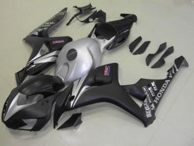 Preto Fosco Prata Carenagem Moto CBR 1000RR 06-07