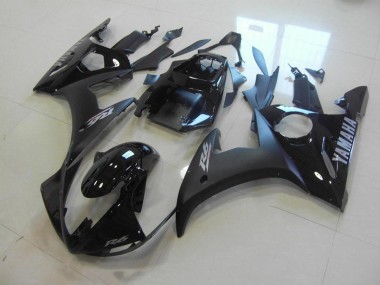 Preto Fosco Preto Brilhante Carenagem Moto R6 03-05