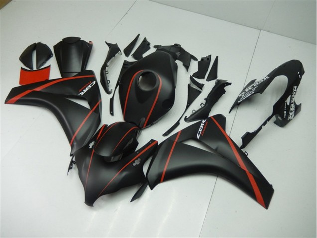 Preto Fosco Vermelho Carenagem Moto CBR 1000RR 08-11