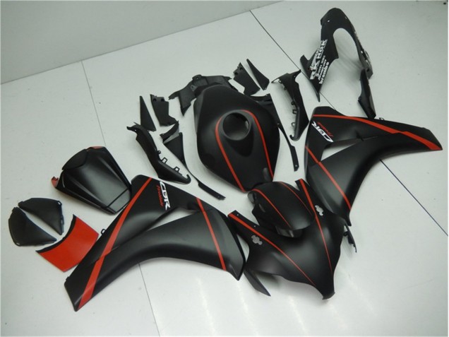 Preto Fosco Vermelho Carenagem Moto CBR 1000RR 08-11