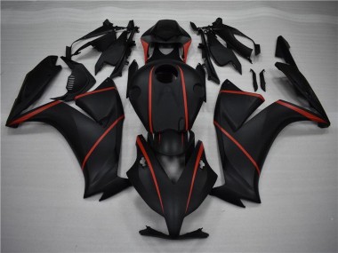 Preto Fosco Vermelho Carenagem Moto CBR 1000RR 12-16