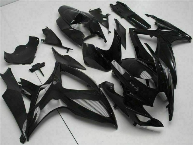 Preto Injeção Kit Carenagem GSXR 600 / 750 K6 06-07