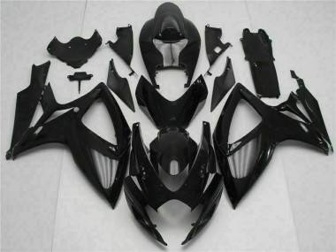 Preto Injeção Kit Carenagem GSXR 600 / 750 K6 06-07