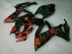 Preto Injeção Kit Carenagem Moto GSXR 600 / 750 K6 06-07