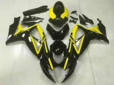 Preto Injeção Kits Carenagem Moto GSXR 600 / 750 K6 06-07