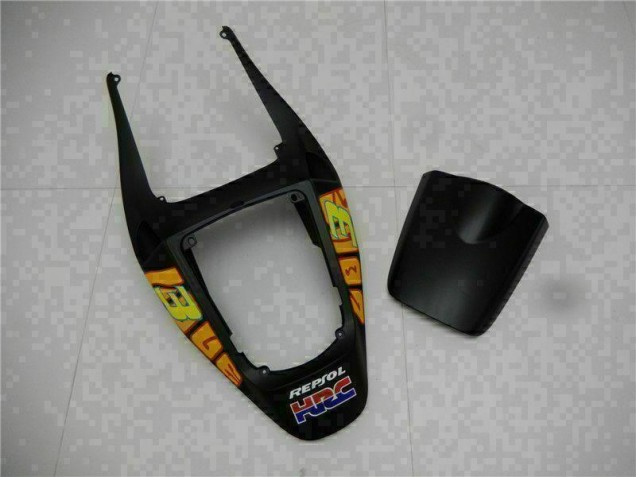 Preto Kit Completo Carenagem Moto CBR 600RR 05-06