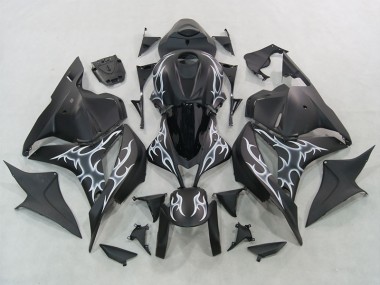 Preto Kit Completo Carenagem Moto CBR 600RR 07-08