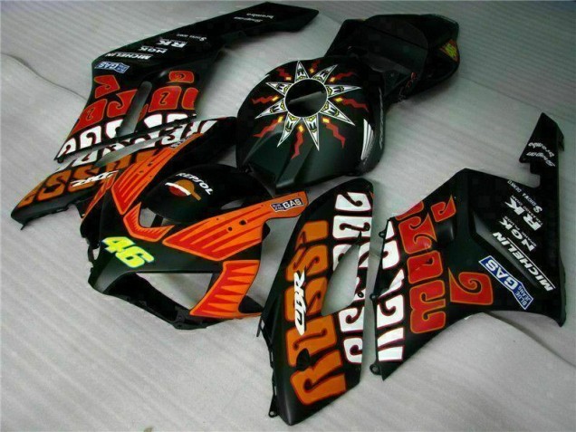Preto Laranja Carenagem & Plástico Moto CBR 1000RR 04-05 Preto Laranja Carenagem & Plástico Moto CBR 1000RR 04-05