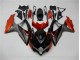 Preto Laranja Cinzento Carenagem Moto GSXR 600 / 750 K8 08-10