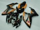 Preto Laranja Moto Plástico GSXR 600 / 750 K6 06-07 Preto Laranja Moto Plástico GSXR 600 / 750 K6 06-07