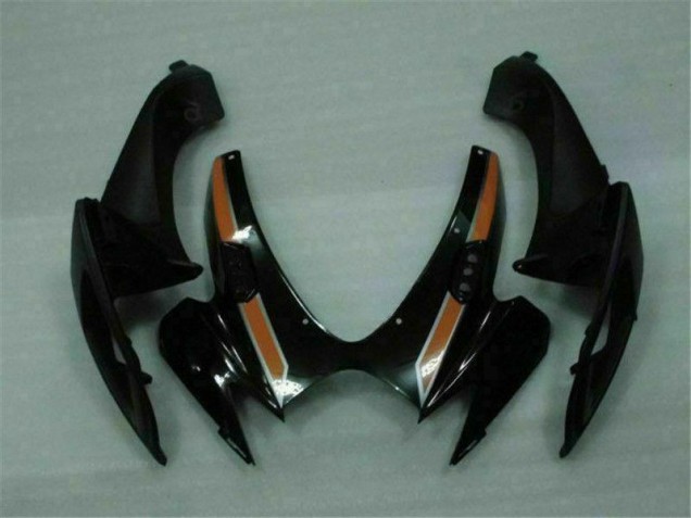 Preto Laranja Moto Plástico GSXR 600 / 750 K6 06-07 Preto Laranja Moto Plástico GSXR 600 / 750 K6 06-07
