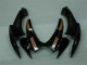 Preto Laranja Moto Plástico GSXR 600 / 750 K6 06-07 Preto Laranja Moto Plástico GSXR 600 / 750 K6 06-07