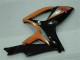 Preto Laranja Moto Plástico GSXR 600 / 750 K6 06-07 Preto Laranja Moto Plástico GSXR 600 / 750 K6 06-07